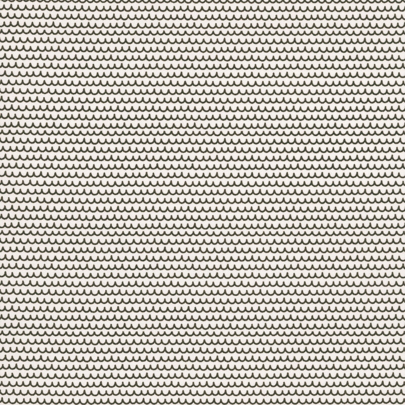 A light palomino fabric swatch featuring brown scalloped lines.