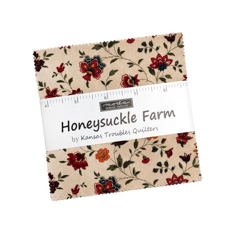 The Honeysuckle Farm Charm Pack in its packaging, isolated on a white background.