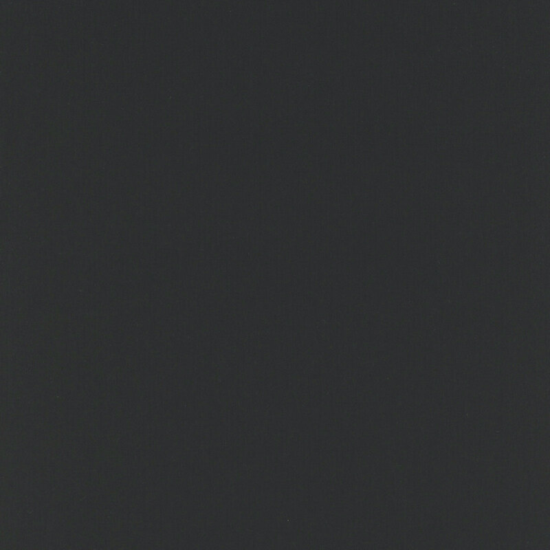 8" x 8" swatch of a basic soft black fabric.