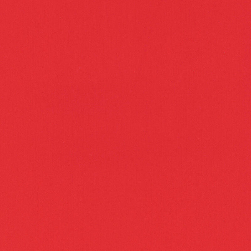 8" x 8" swatch of a basic bright red fabric.