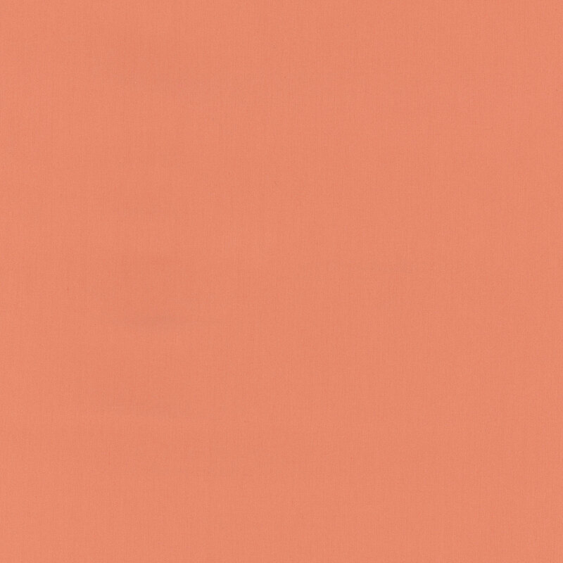 8" x 8" swatch of a basic terracotta orange fabric.