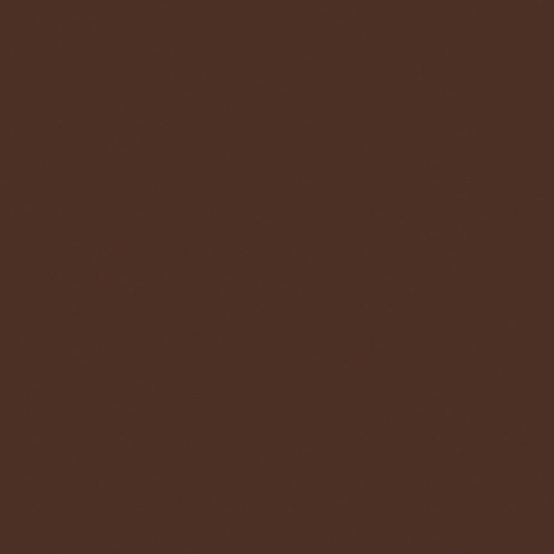 This solid flannel fabric features a medium brown hue.