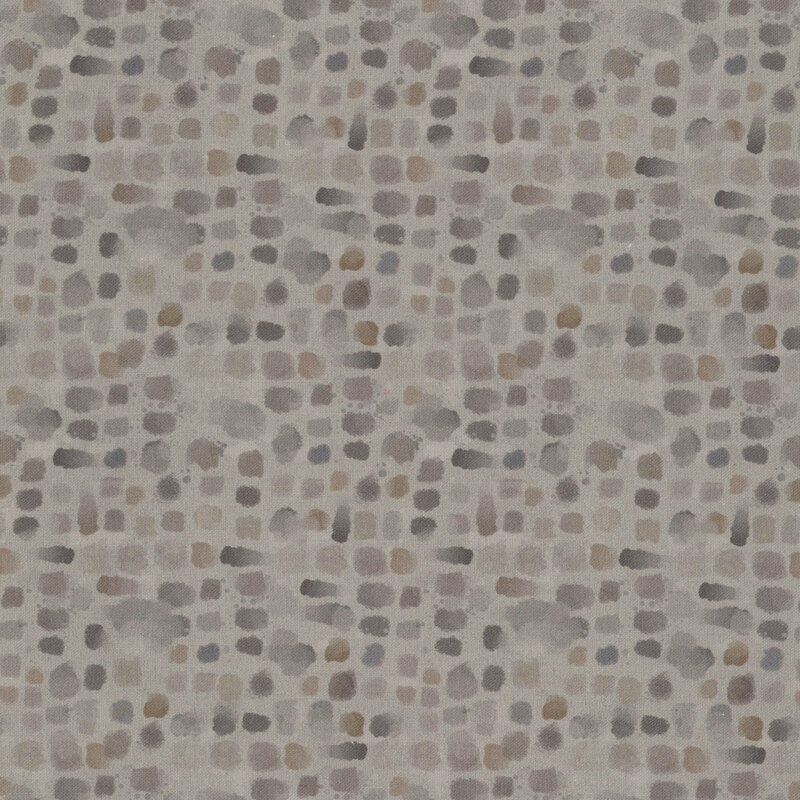Botanical Sketchbook W115-019-707 Color Palette Gray by Chad Barrett for White Owl Textiles