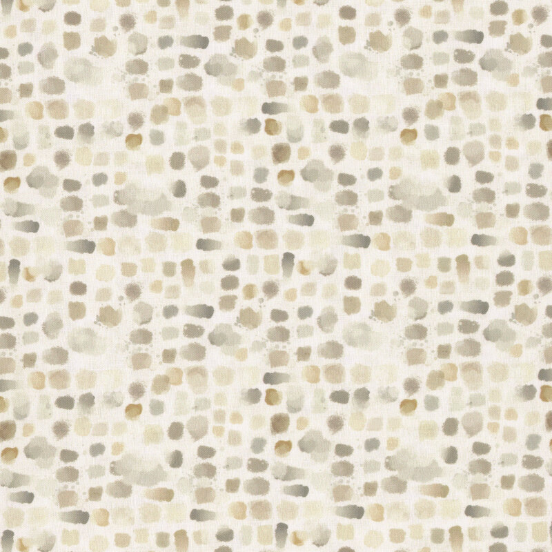 Botanical Sketchbook W115-019-007 Color Palette Cream by Chad Barrett for White Owl Textiles