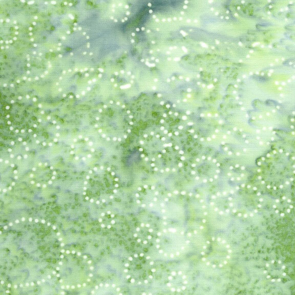 Pistachio watercolor background with white dotted circles scattered throughout.