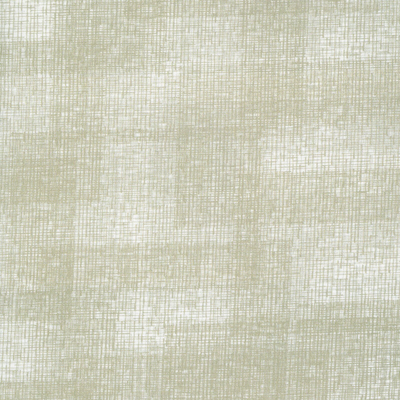Swatch of taupe fabric with tonal thatched texturing.