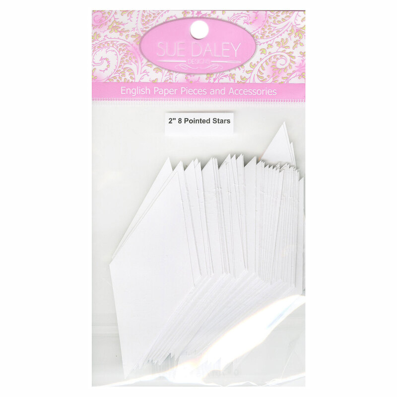 The Sue Daley Designs 2 Inch diamond english paper piecing and accessories product in its packaging.
