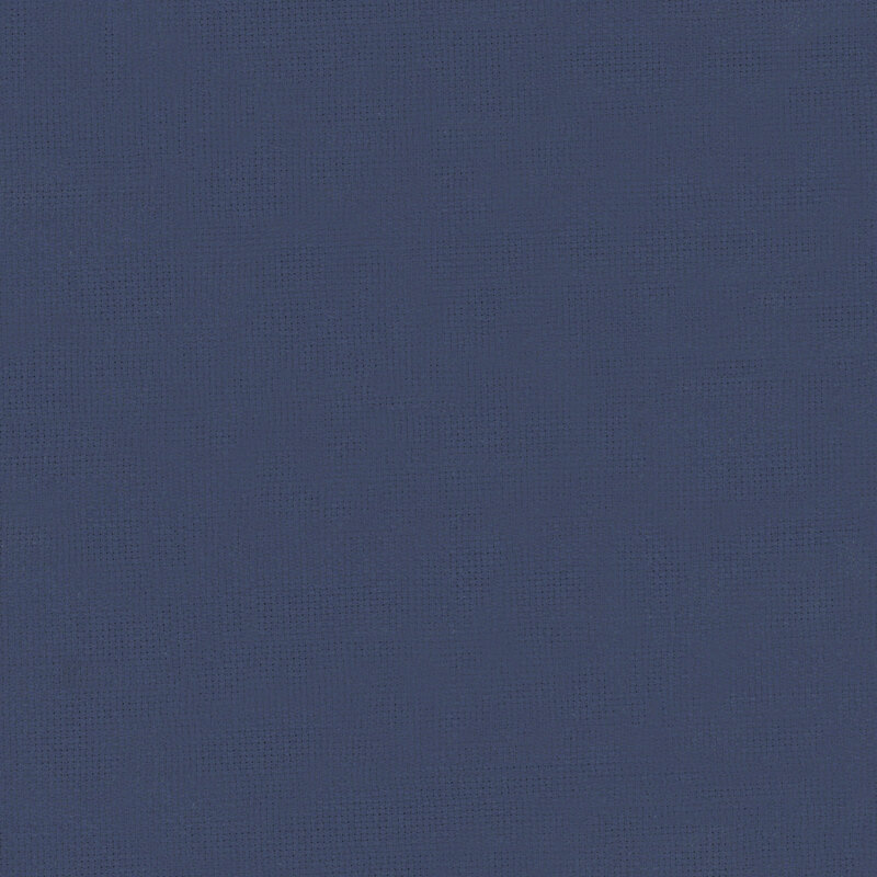 Scanned 8x8 swatch of the Navy 18 Count Aida Cross Stitch Cloth by Wichelt.