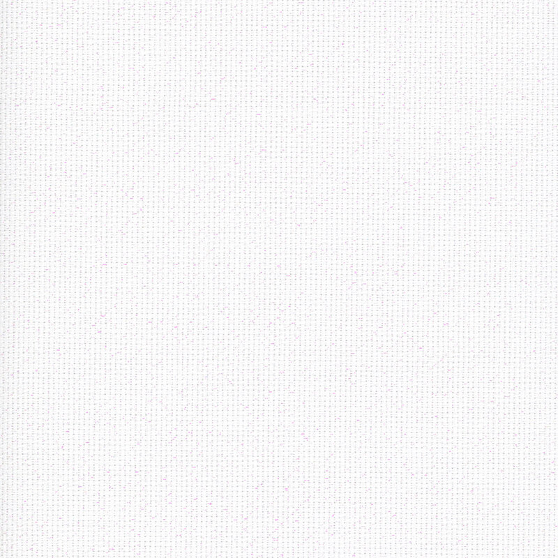Swatch of Opalescent White 14 Count Aida Cloth, showing the tan mocha color and weave of the fabric.