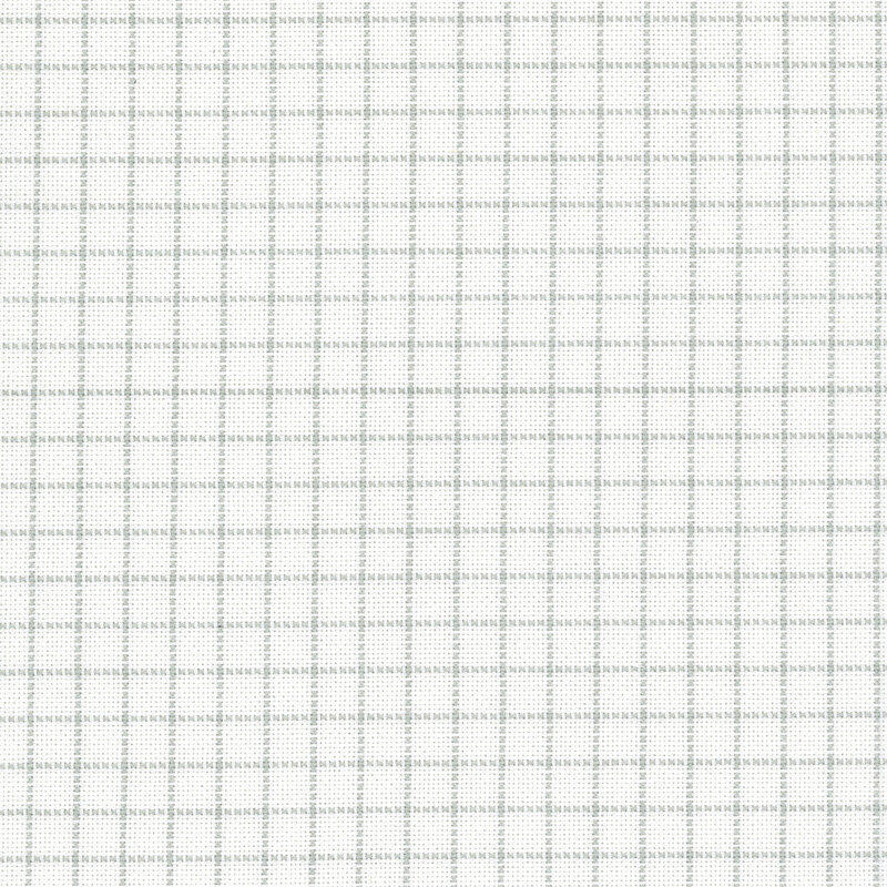 An 8x8 swatch of the White/Grey Easy Count Grid 25 Count Lugana Cross Stitch Cloth by Wichelt.