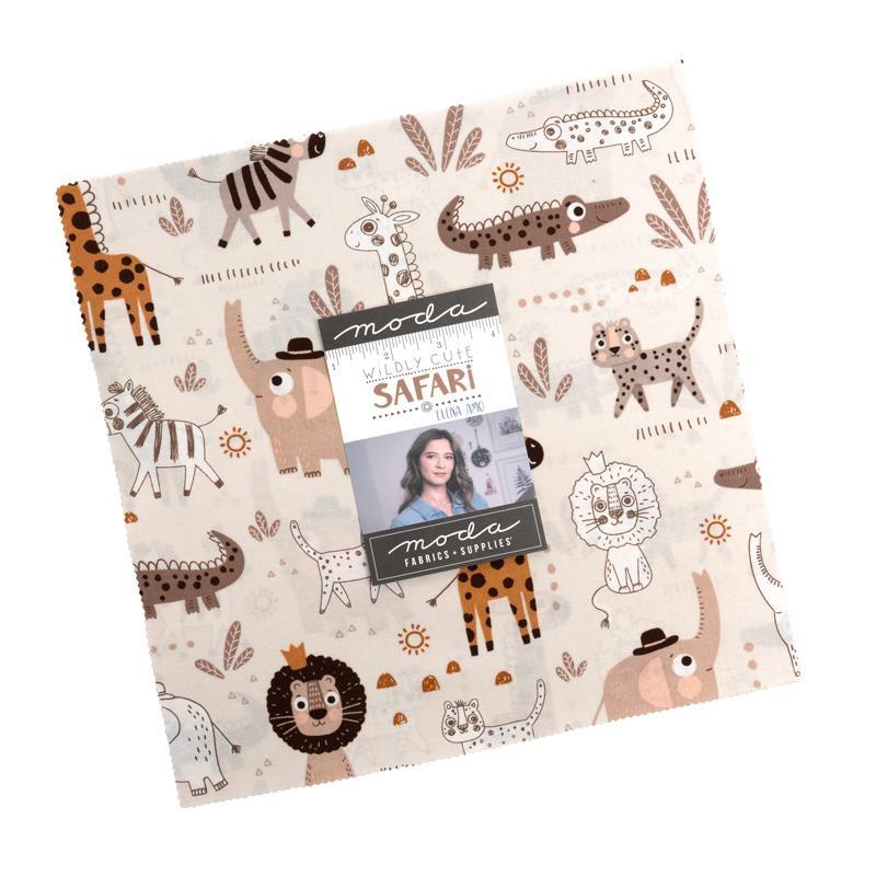 The Wildly Cute Safari Layer Cake in its packaging, isolated on a white background.