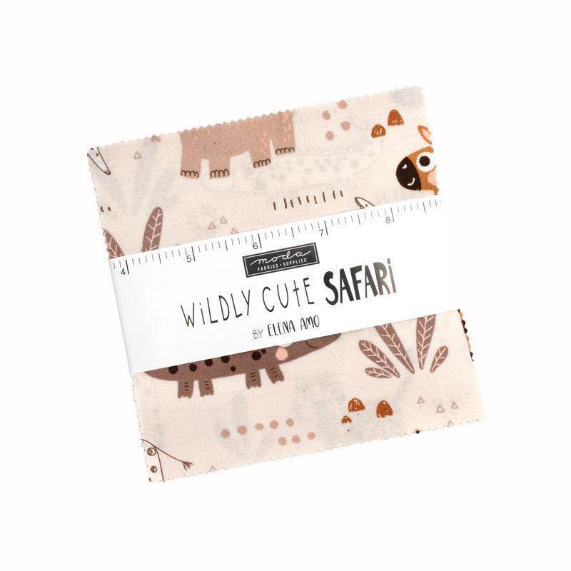 The Wildly Cute Safari Charm Pack in its packaging, isolated on a white background.