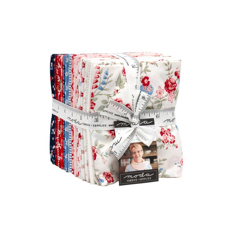 The Blossom Jubilee Fat Quarter Bundle in its packaging, isolated on a white background.
