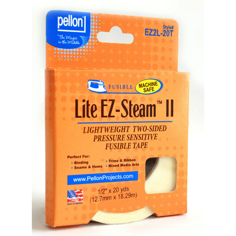 The front of the Lite EZ-Steam II fusible tape pack by Pellon