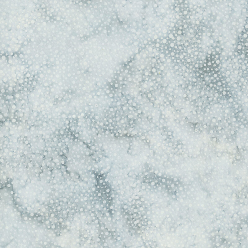 dove gray with features a pattern of dots on a mottled background.