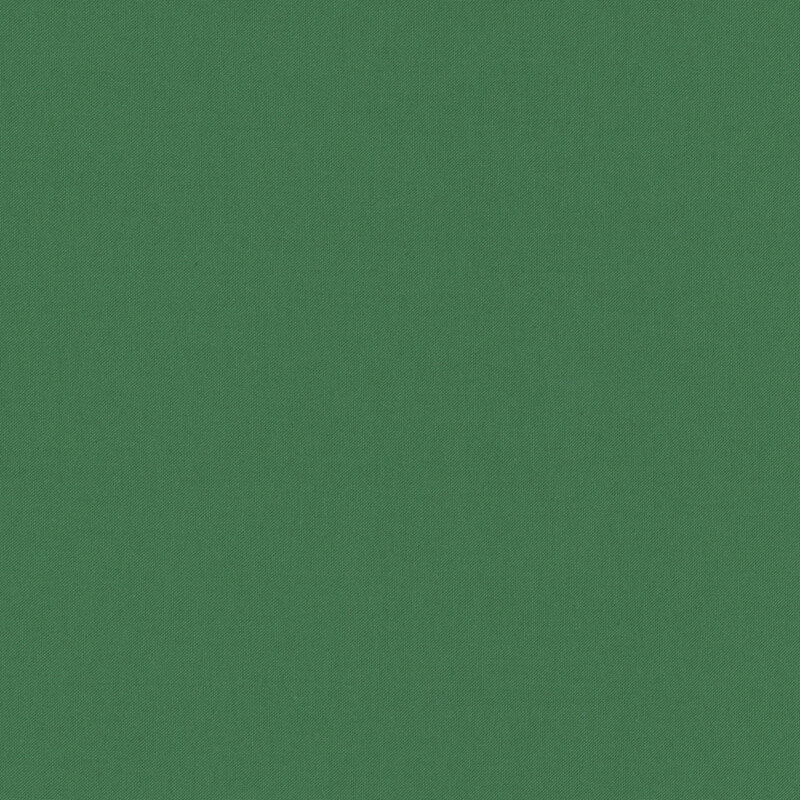 A solid spruce green fabric. 