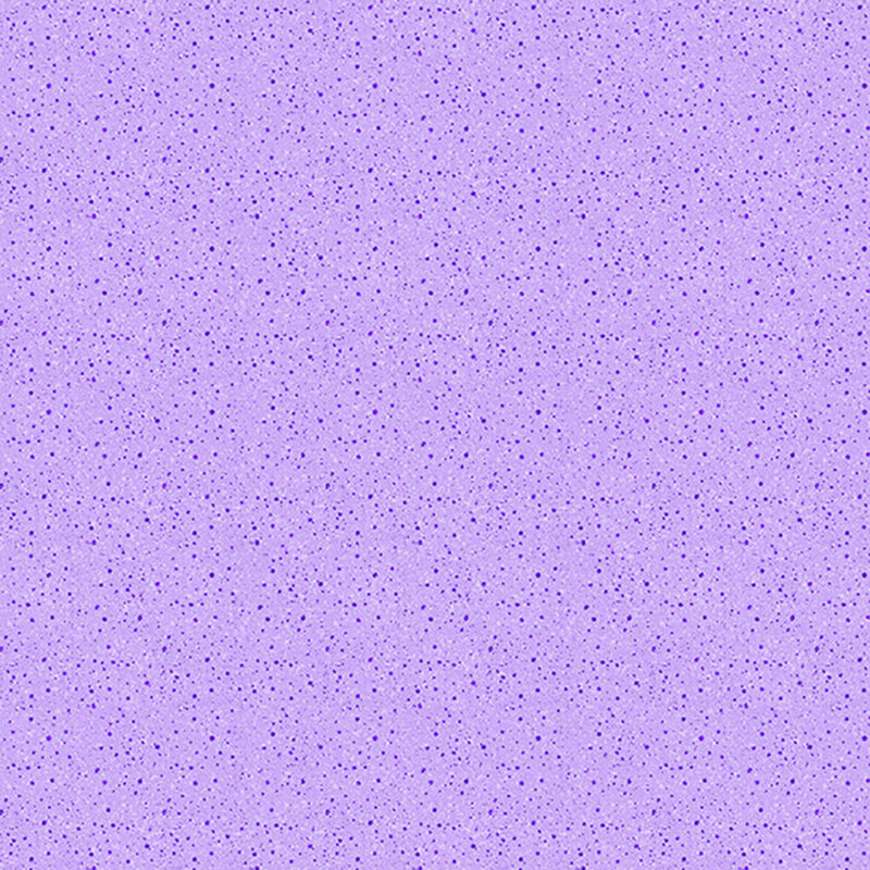 A lilac fabric featuring purple spatters.