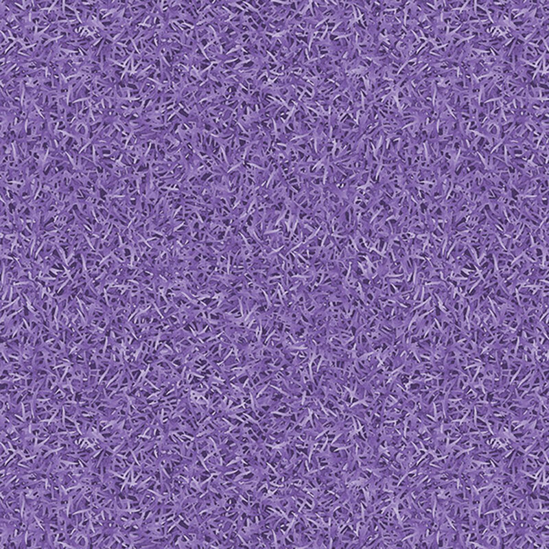 A heather purple fabric featuring an Easter grass texture.