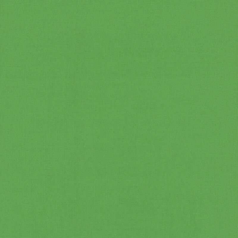Plain basic grass green fabric.
