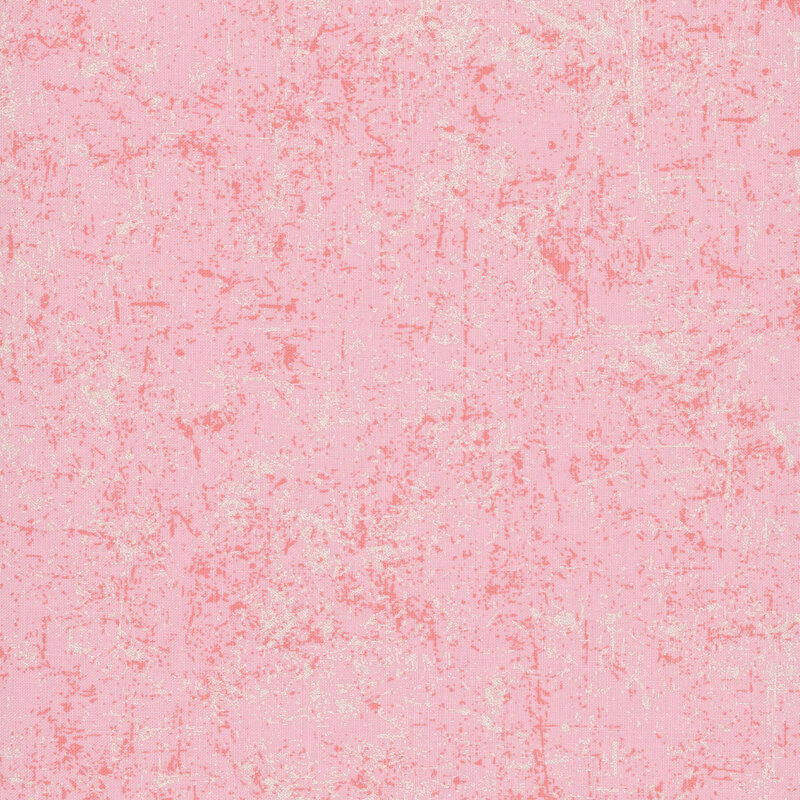 Light pink fabric with a grunge-style texture with pearlized accents.
