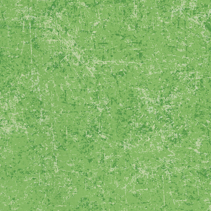 Green fabric with a grunge-style texture with pearlized accents.