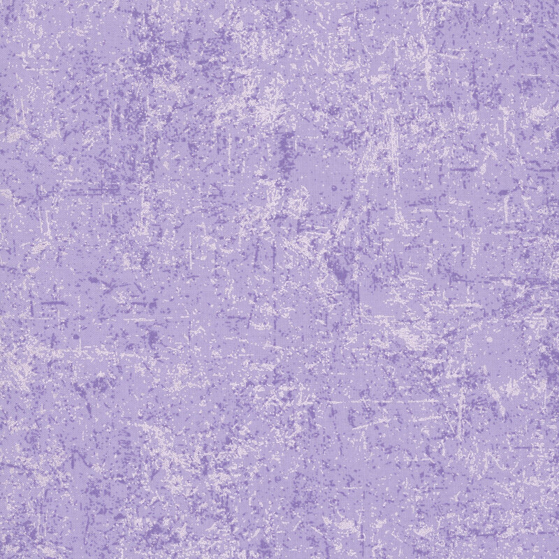 Lilac fabric with a grunge-style texture with pearlized accents.