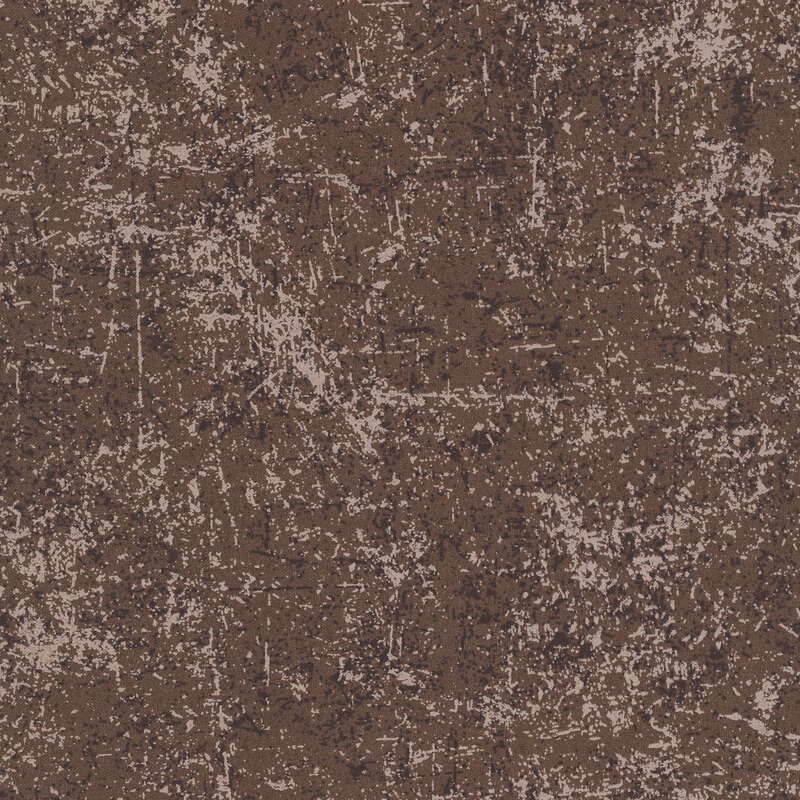 Brown fabric with a grunge-style texture with pearlized accents.