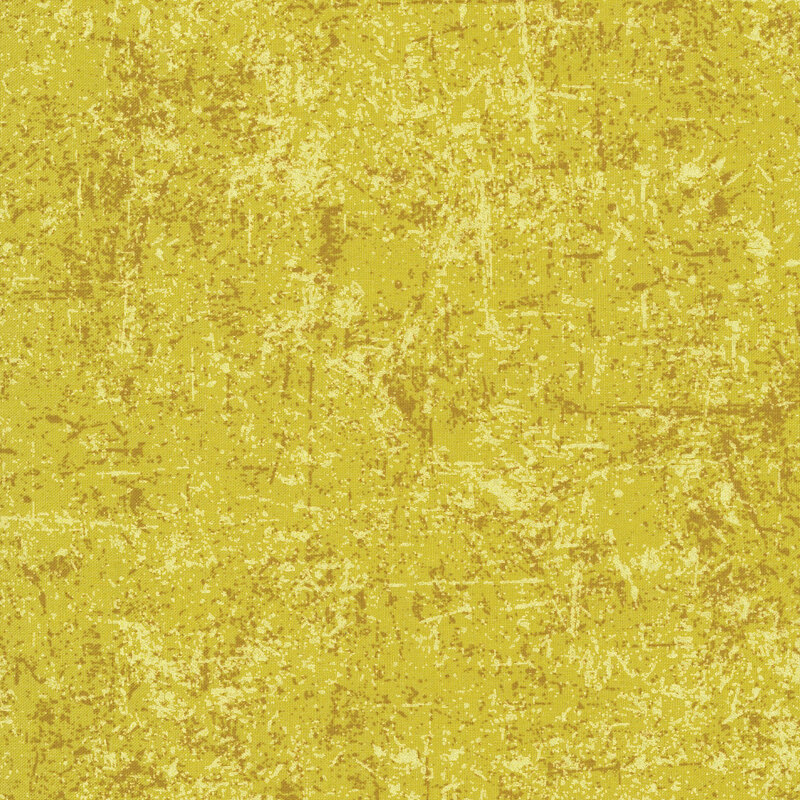 Mustard yellow fabric with a grunge-style texture with pearlized accents.