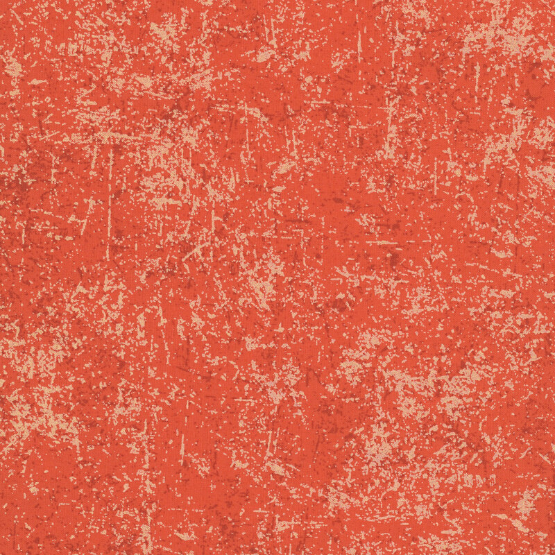 Rust colored fabric with a grunge-style texture with pearlized accents.