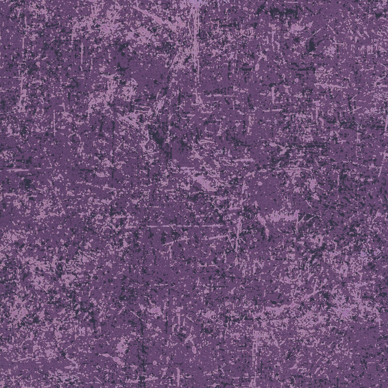 Purple fabric with a grunge-style texture with pearlized accents.