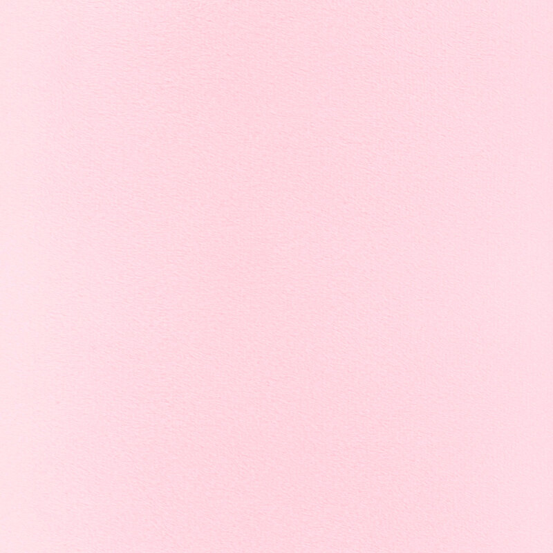 Swatch of Solid Cuddle 3 Blush minky.