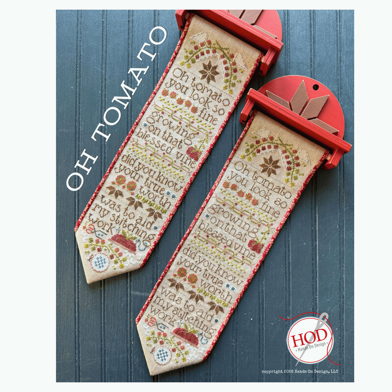 Pattern image featuring the completed banner samplers.