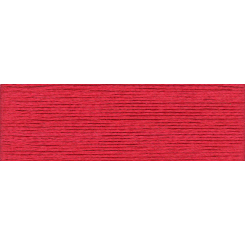 A close up of strands of light red LECIEN Cosmo Floss