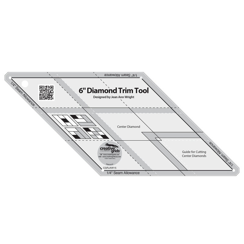 Image of the Creative Grids 6" Diamond Trim Tool.