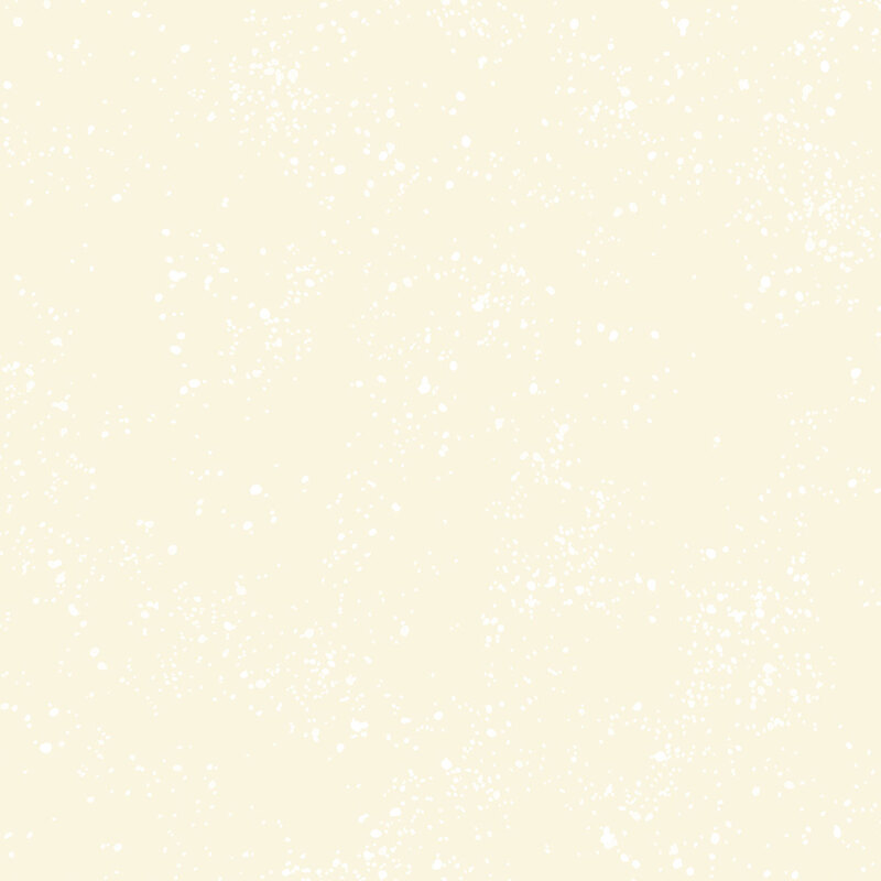 Cream fabric with scattered small white dots.