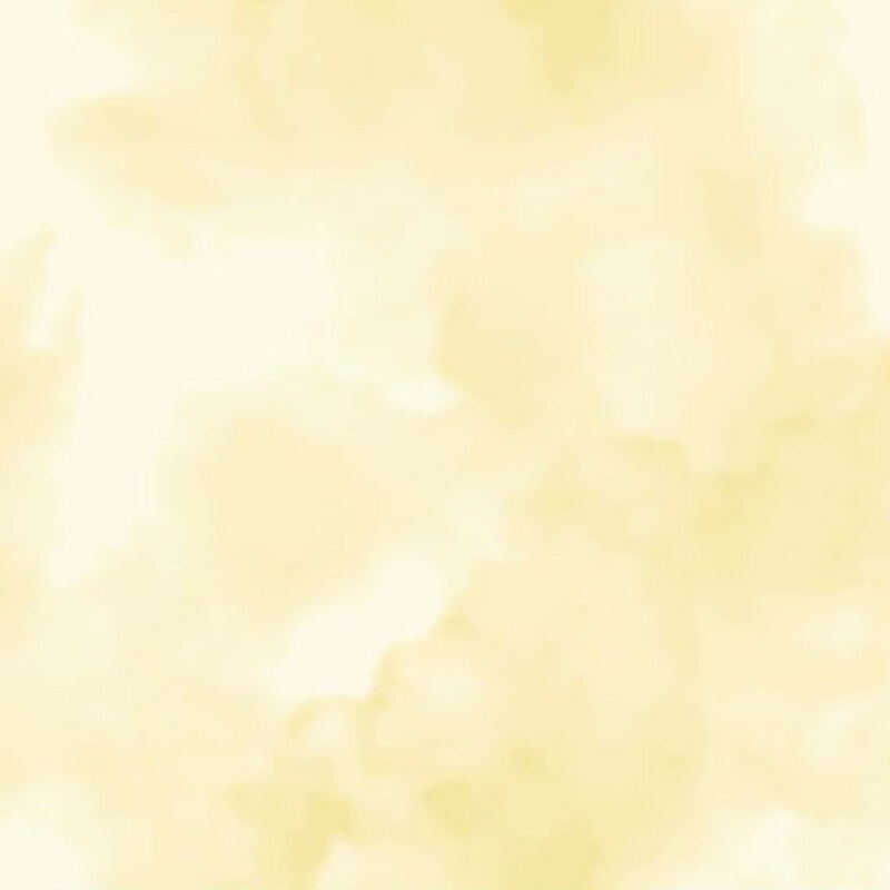 Yellow mottle textured fabric.