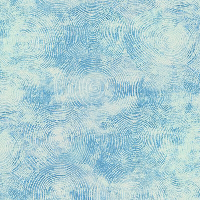 Mottled aqua fabric with a light swirl texture.