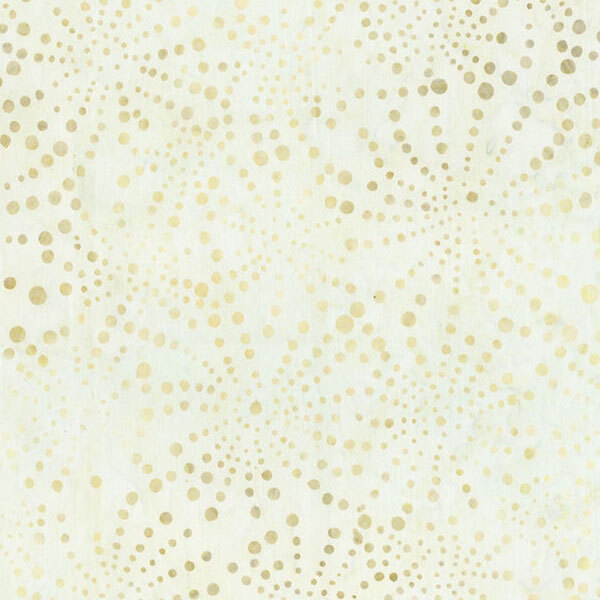 A cream fabric featuring dots arranged in a firework motif.