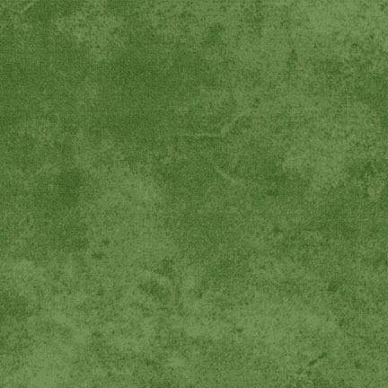 A mottled fern green flannel fabric.