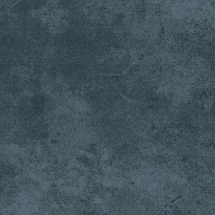 A mottled dark teal blue flannel fabric.
