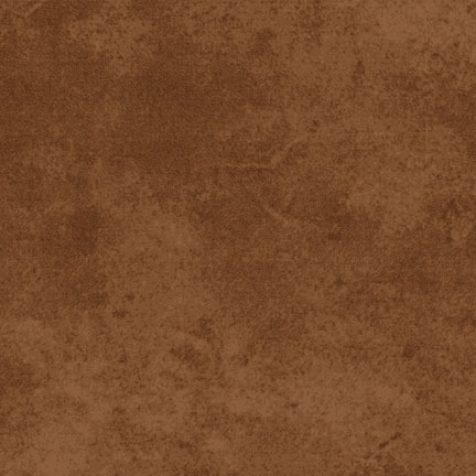 A mottled saddle brown flannel fabric.
