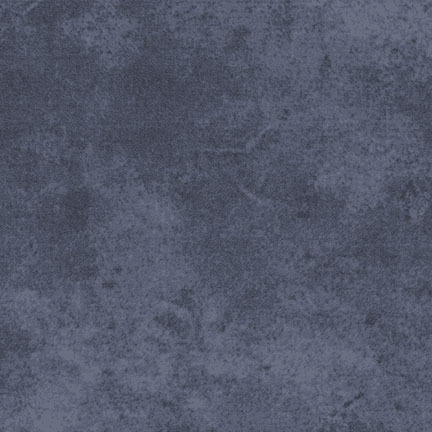 A mottled cadet blue flannel fabric.