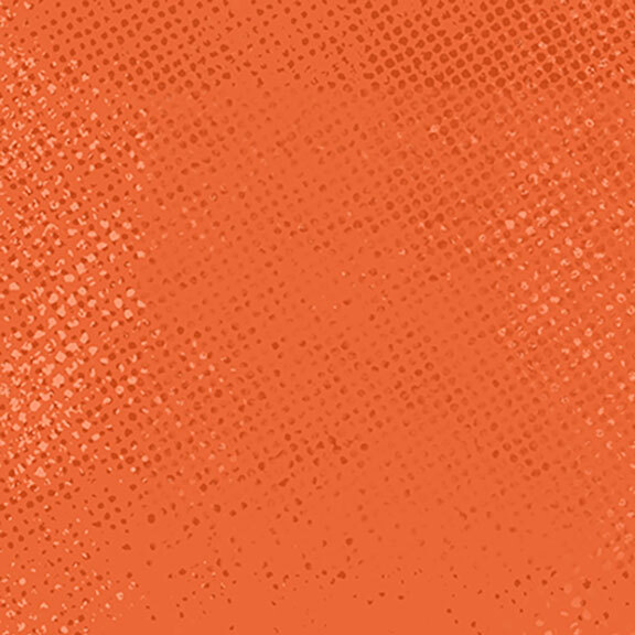 Lava orange halftone textured basic fabric.