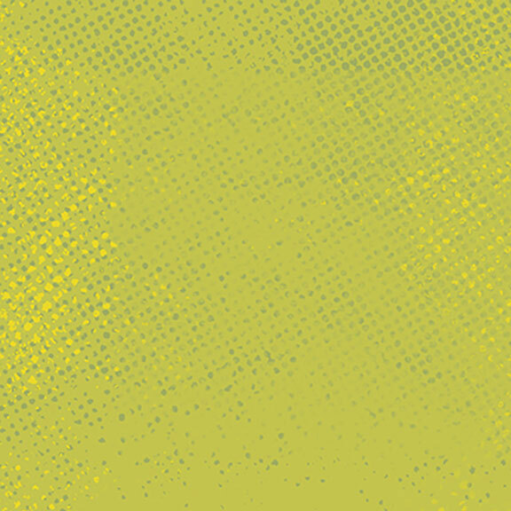 Lime green halftone textured basic fabric.