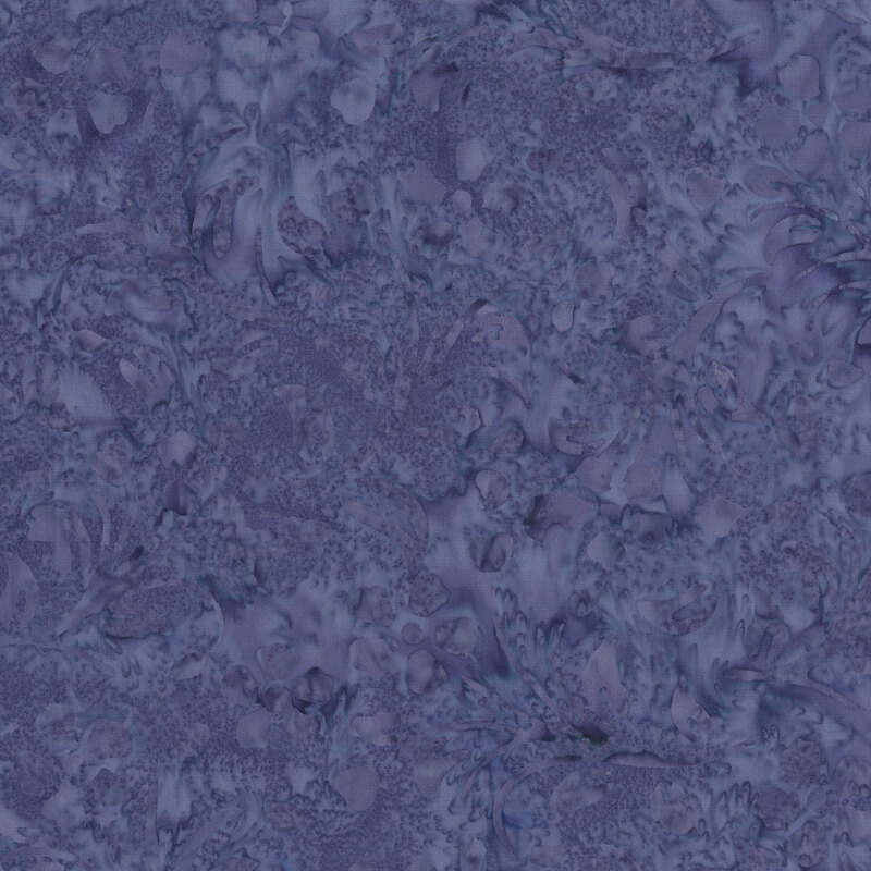 Dark violet watercolor batik fabric.