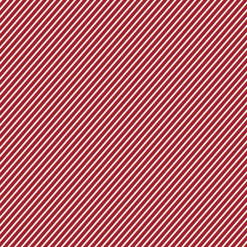 Red and white diagonal striped fabric.