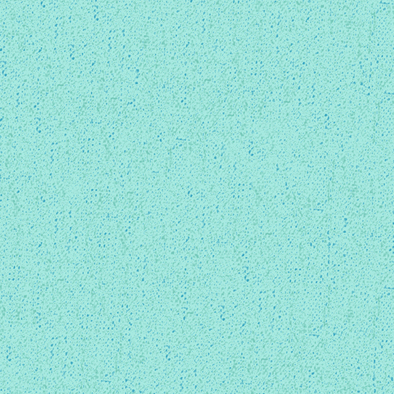 bright turquoise fabric with tonal speckled texturing.