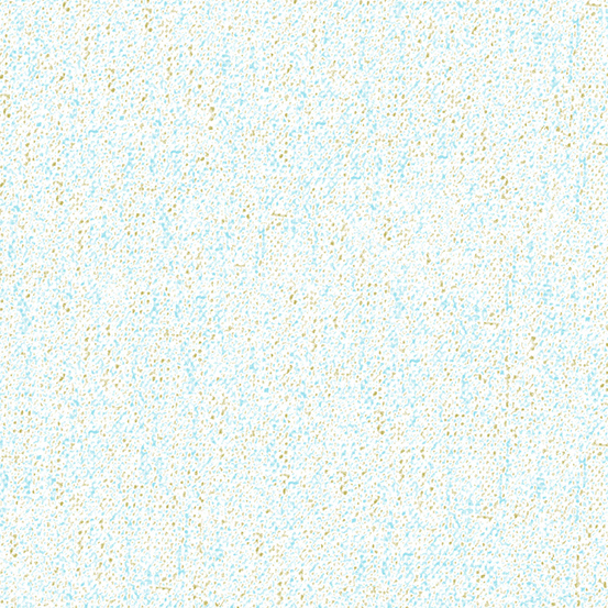 ice blue fabric with aqua and gold speckled texturing.