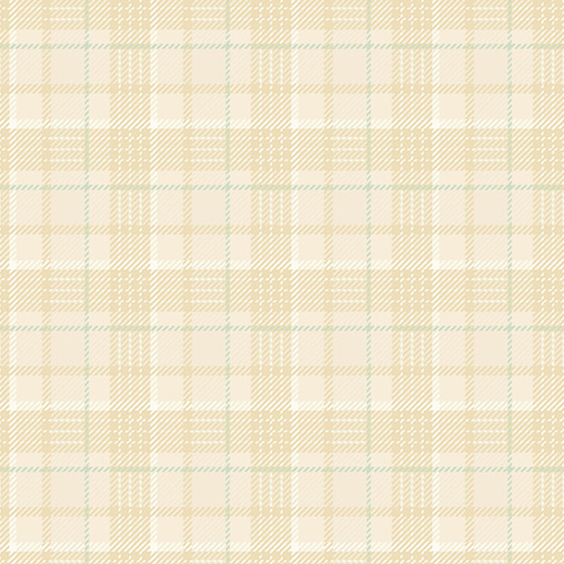 Dark teal plaid with teal window pane plaid lines.