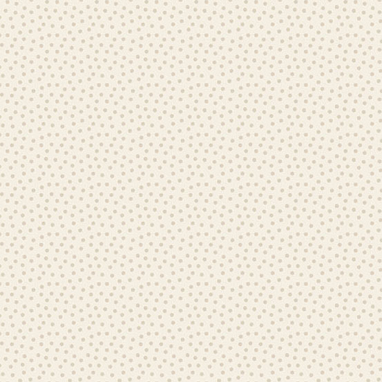 tonal polka dots on a cream background